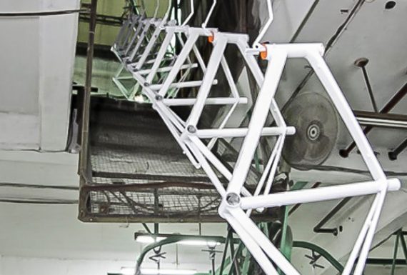 自転車フレームとパーツ